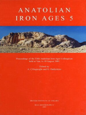 cover image of Anatolian Iron Ages 5